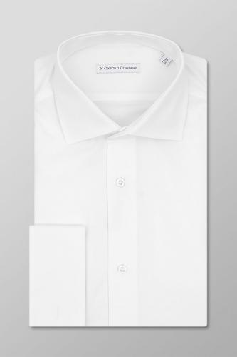 Oxford Company ανδρικό πουκάμισο μονόχρωμο - M917NRE51.01 Λευκό 40